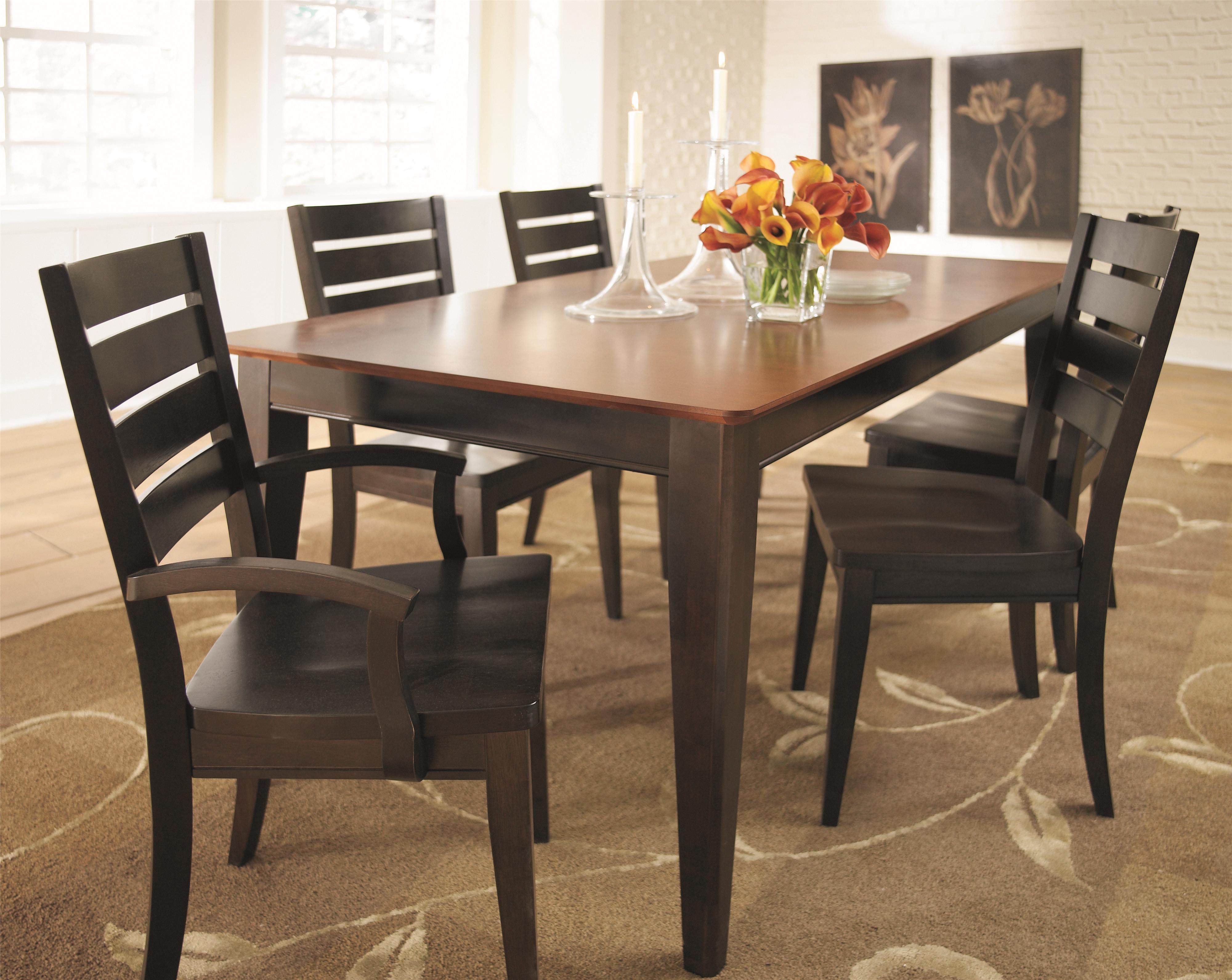 Bassett Custom Dining G44693660AB Customizable Rectangle Kitchen Table Howell Furniture Kitchen Tables